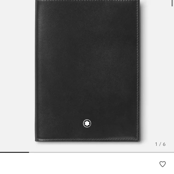 Montblanc Classic Black Leather Passport Holder - Picture 5 of 5